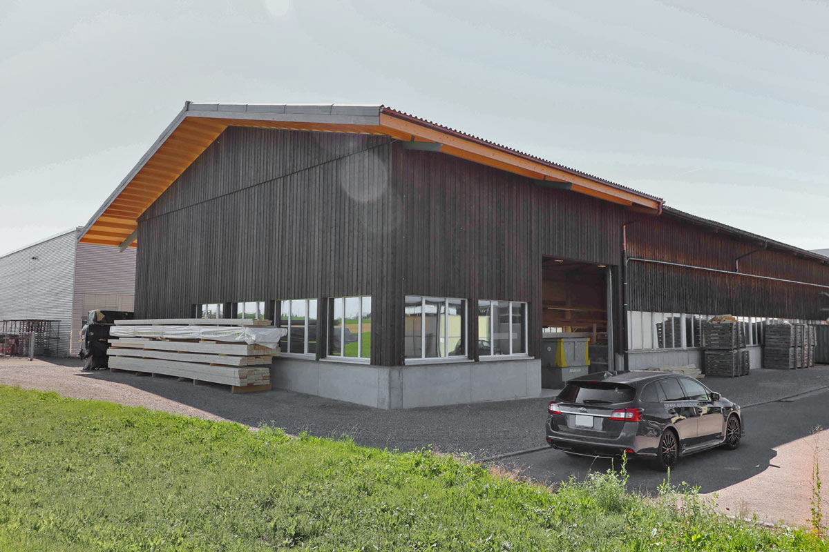 Erweiterungsbau Fabrikationshalle in Schwarzenbach